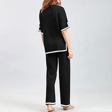 2 PC BEIGE STYLE WOMEN LOUNGE WEAR