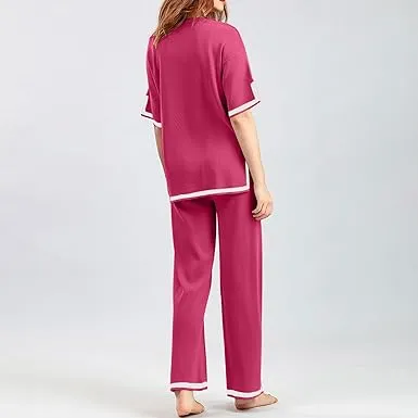 2 PC BEIGE STYLE WOMEN LOUNGE WEAR