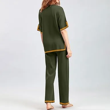 2 PC BEIGE STYLE WOMEN LOUNGE WEAR