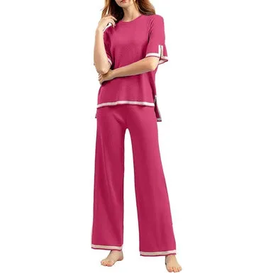 2 PC BEIGE STYLE WOMEN LOUNGE WEAR