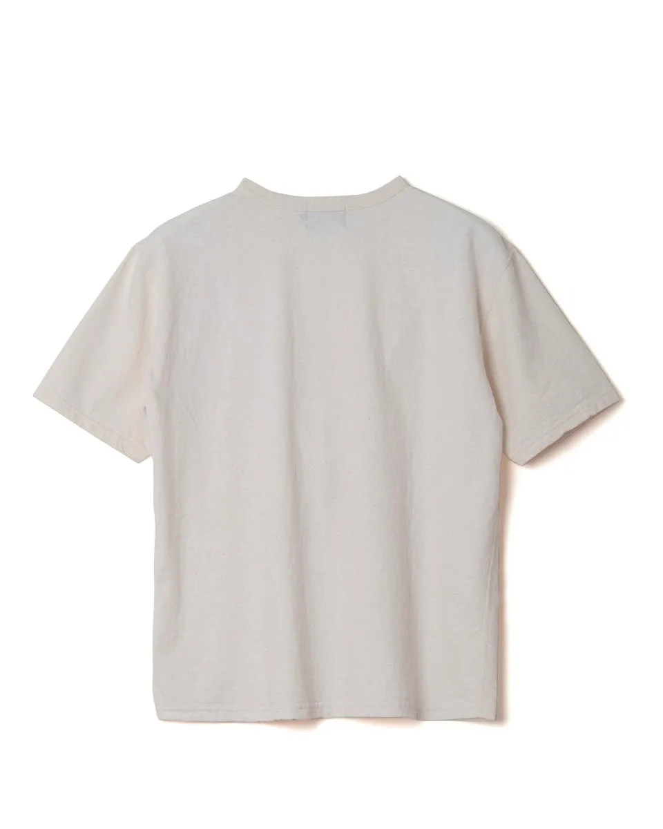 45th Anniversary Earth Raw Cotton S/S T-shirt in White