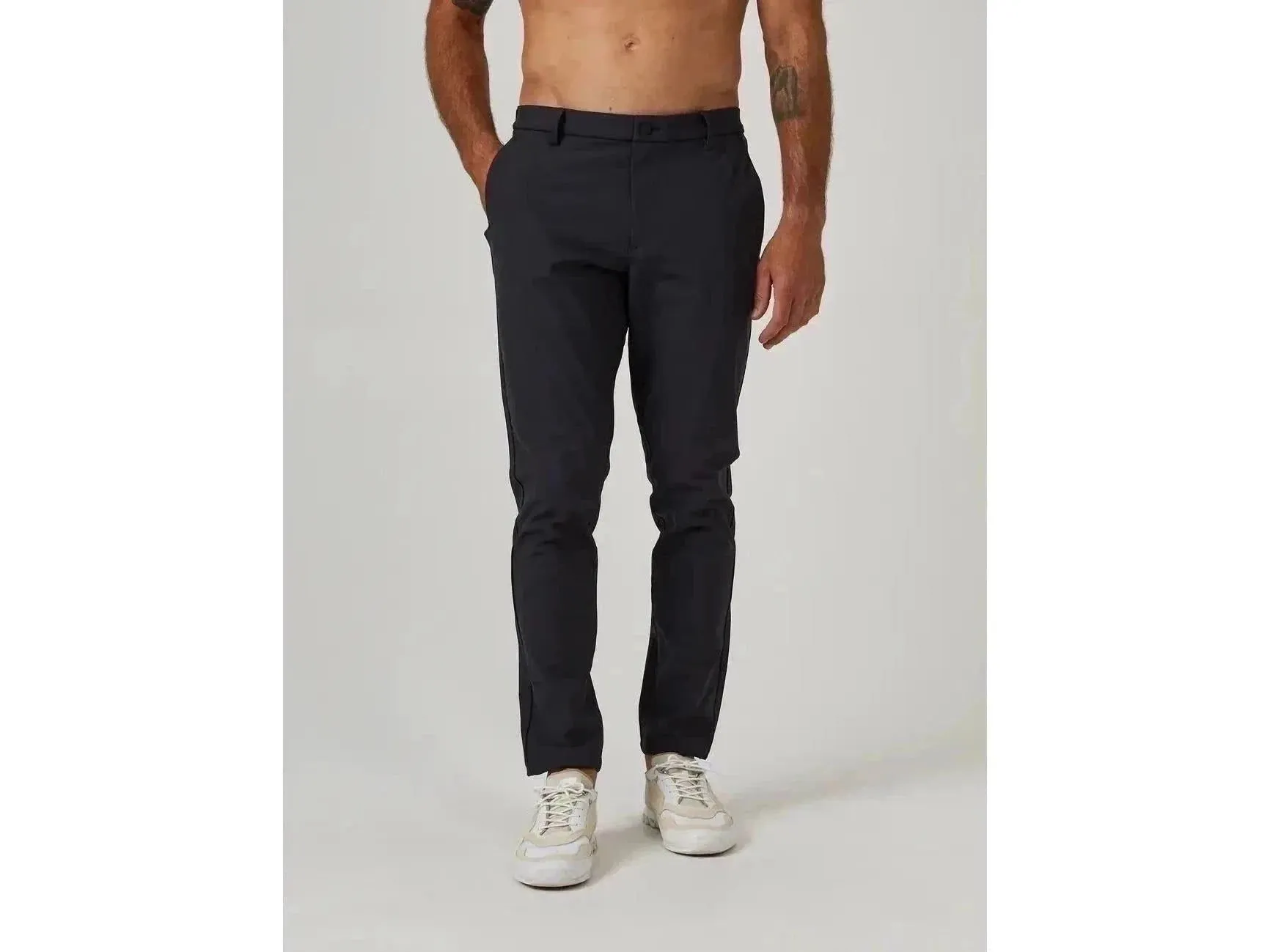 7 Diamonds Infinity Chino In Charcoal