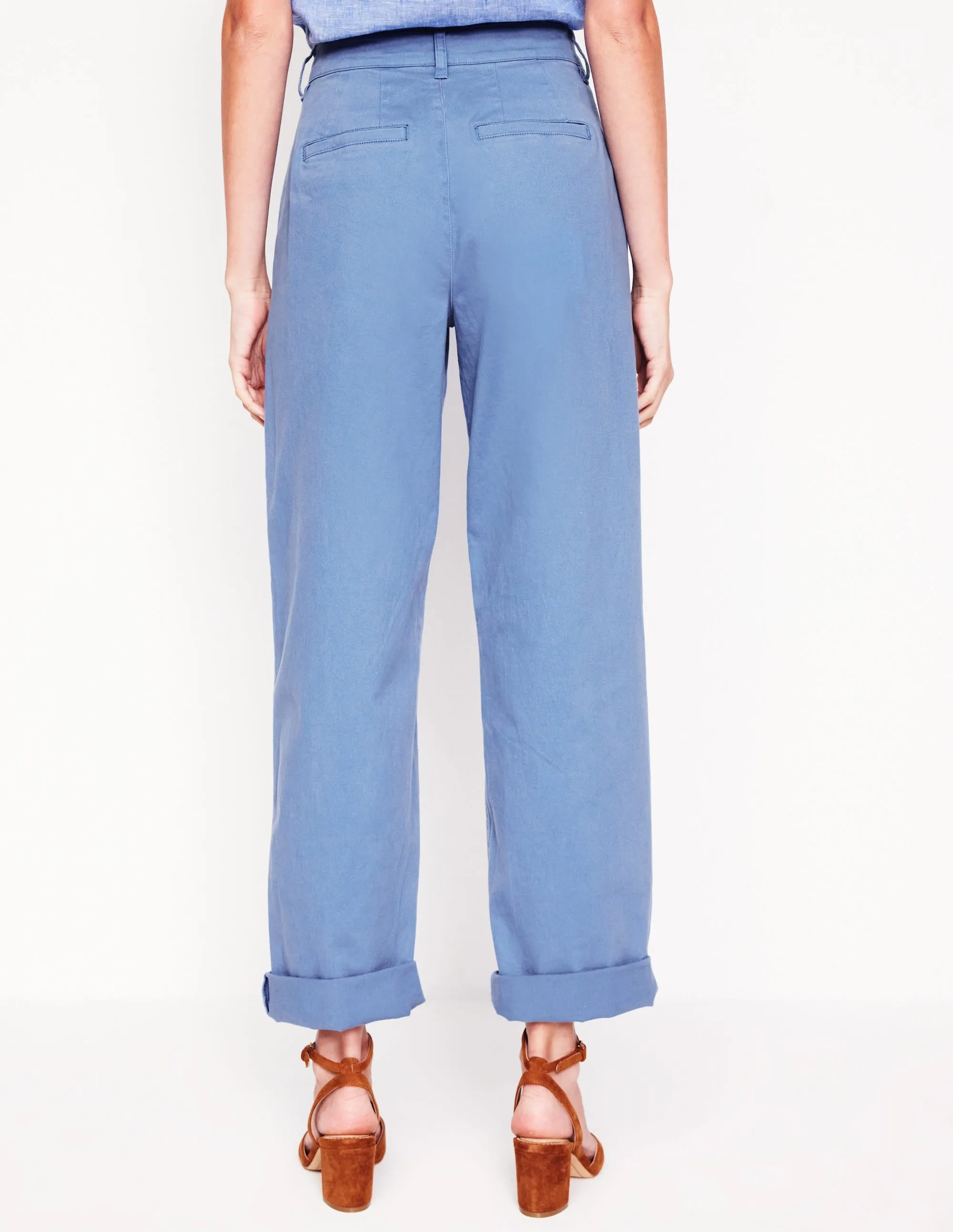 Barnsbury Chino Trousers-Blue River