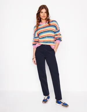Barnsbury Chino Trousers-Navy