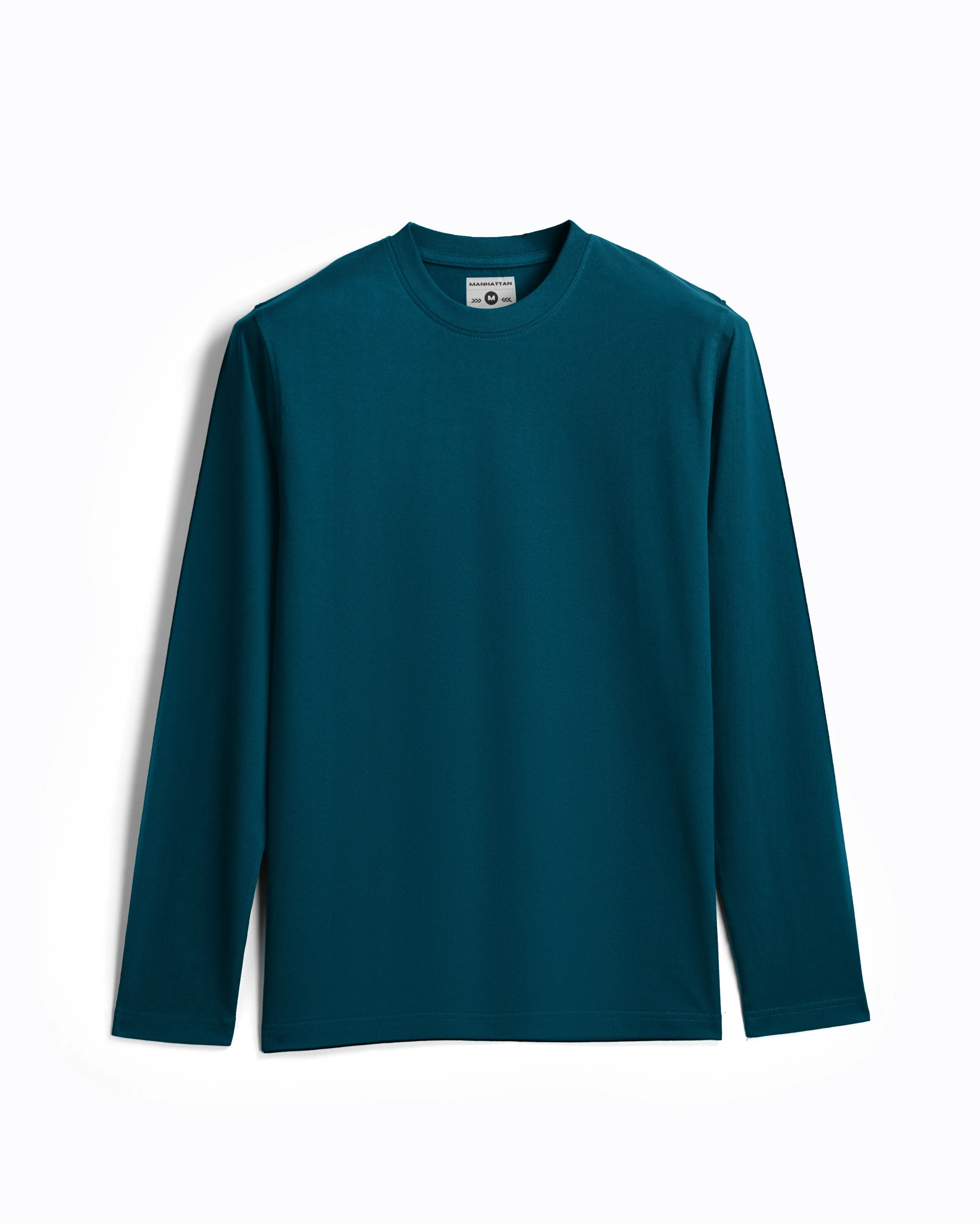 Basic Cotton Full Sleeve Teal Green Unisex