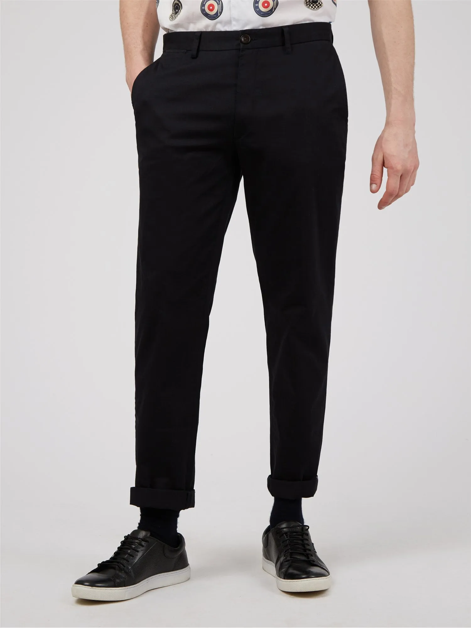 Ben Sherman Slim Stretch Chino - Black