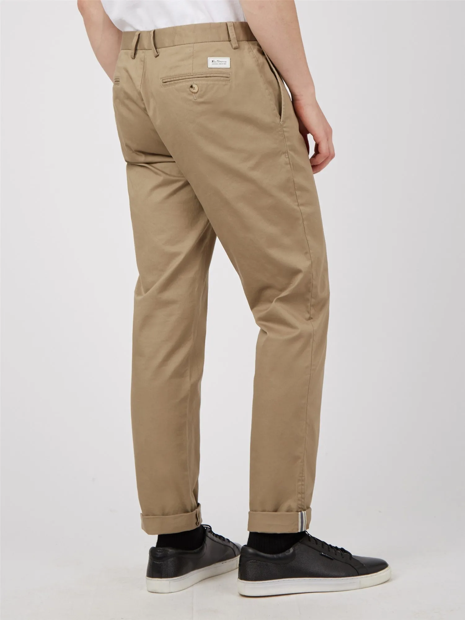 Ben Sherman Slim Stretch Chino - Stone