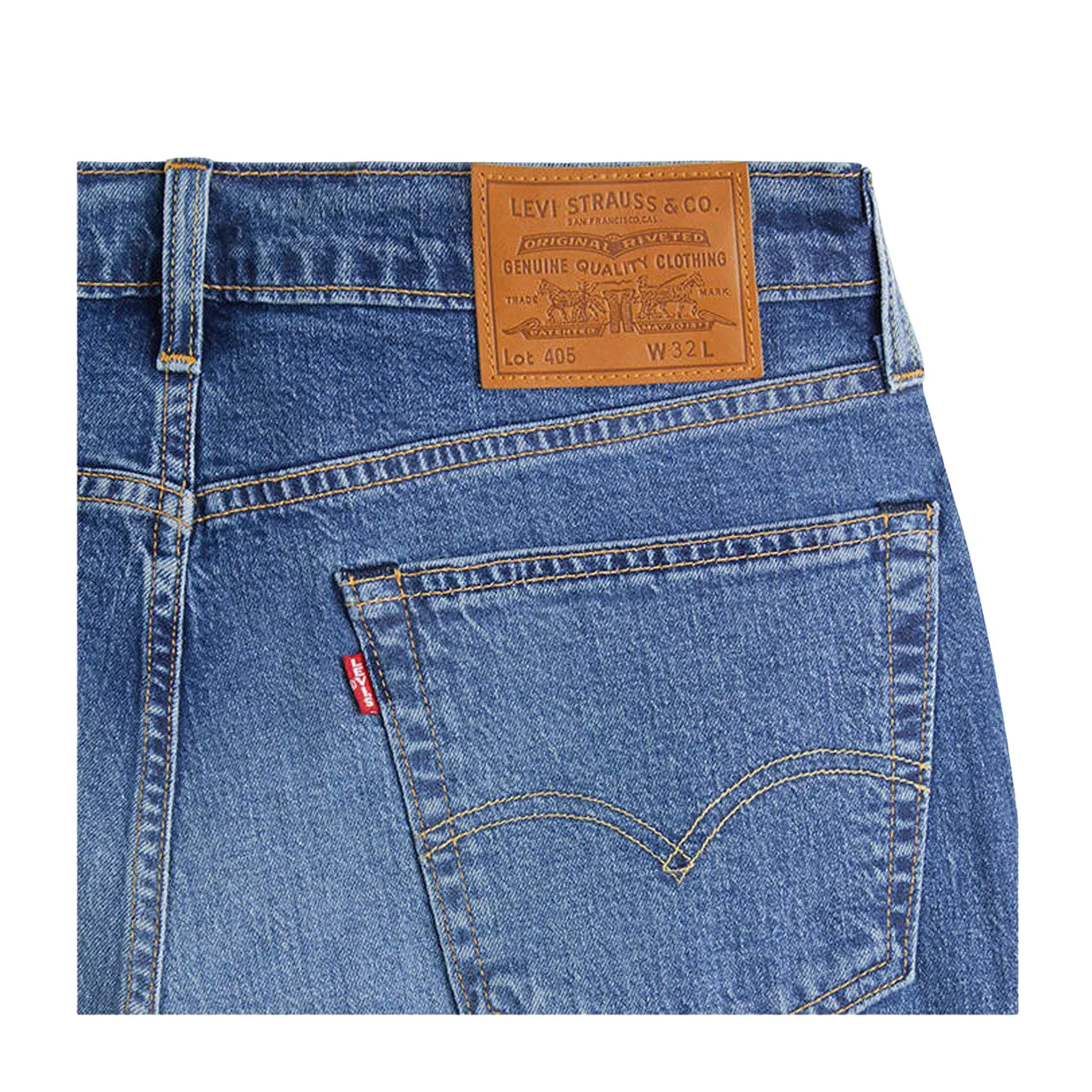 Bermuda Uomo Levi's 405 Standard Blu Punch Line