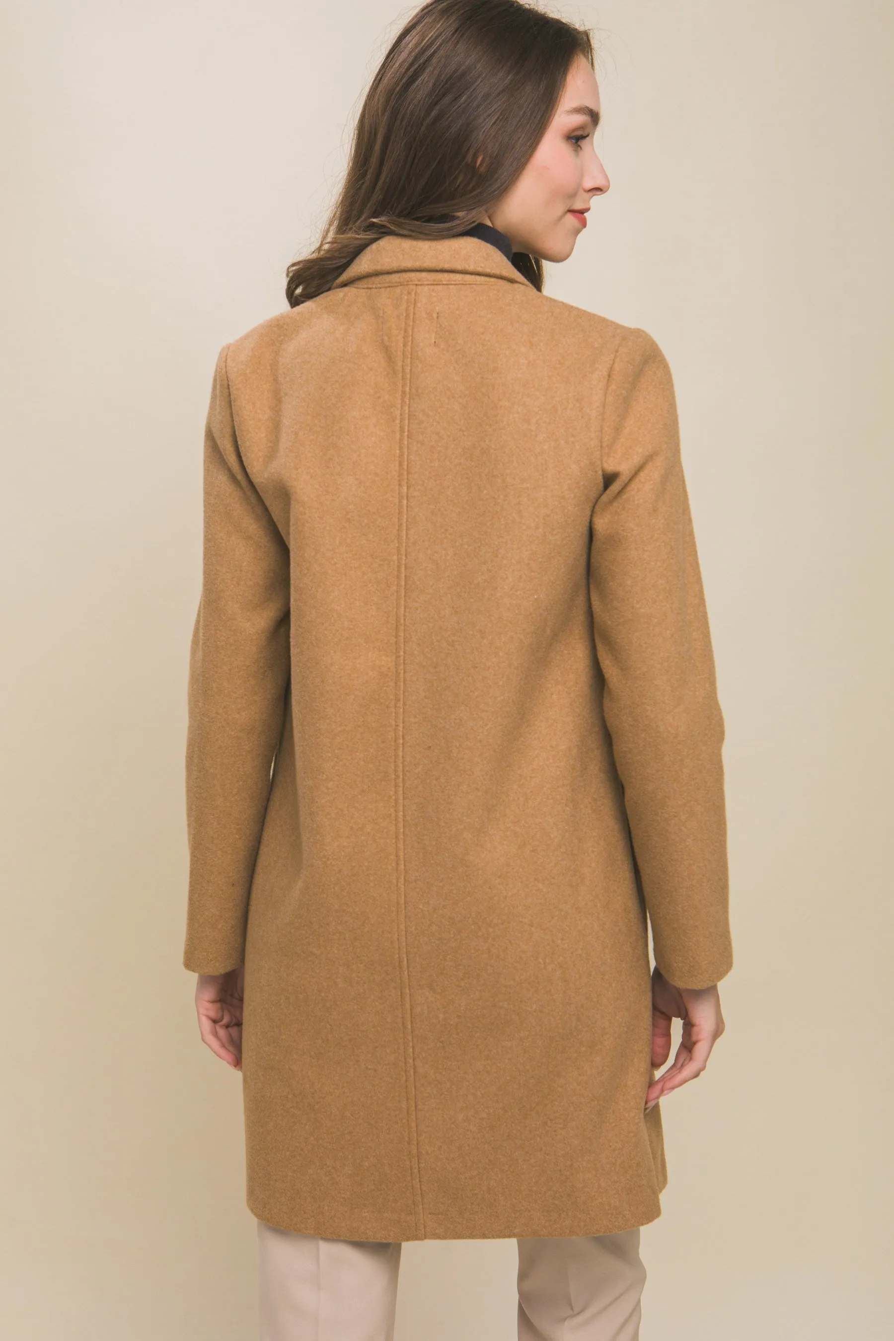 Camel Fleece Coat