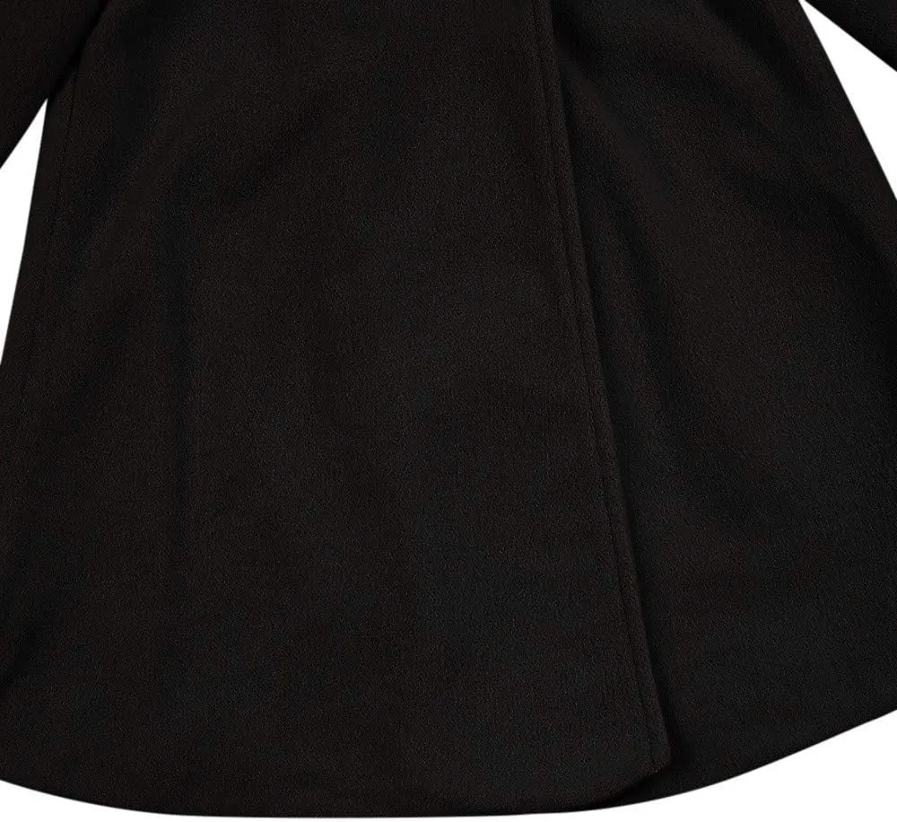 Children Kid Girls Autumn Winter Clothes Stylish Cloak Button Jacket Warm Coat 1-5 Years