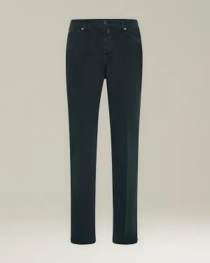 DENIM AND CASHMERE TAILORED JEANS