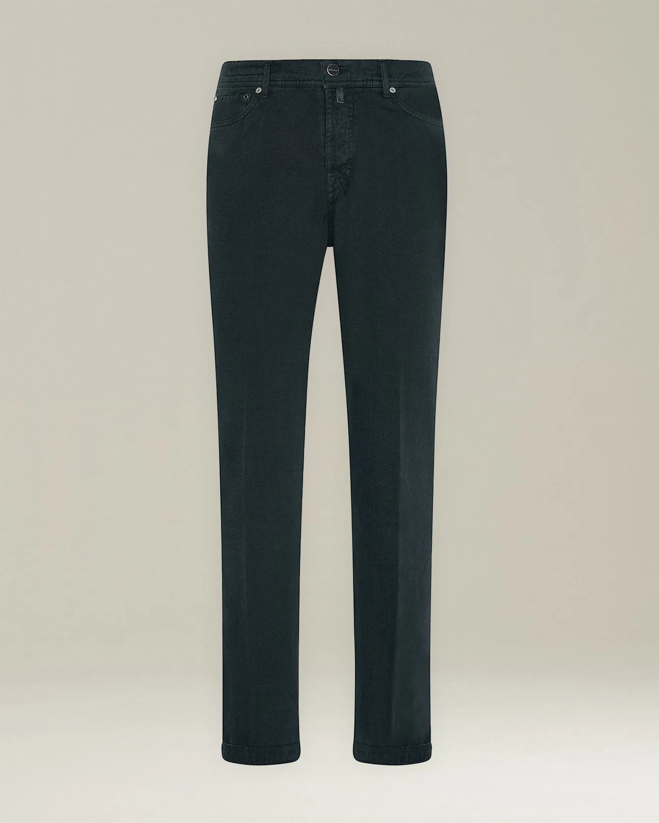 DENIM AND CASHMERE TAILORED JEANS