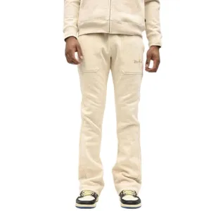 Doctrine Denim Core Dagger Flare Jogger (Heather Oatmeal) DB0050
