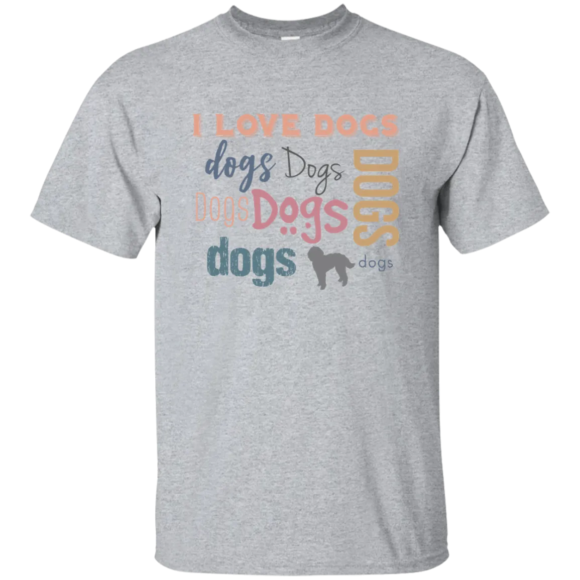 I Love Dogs (Basic T-Shirt)