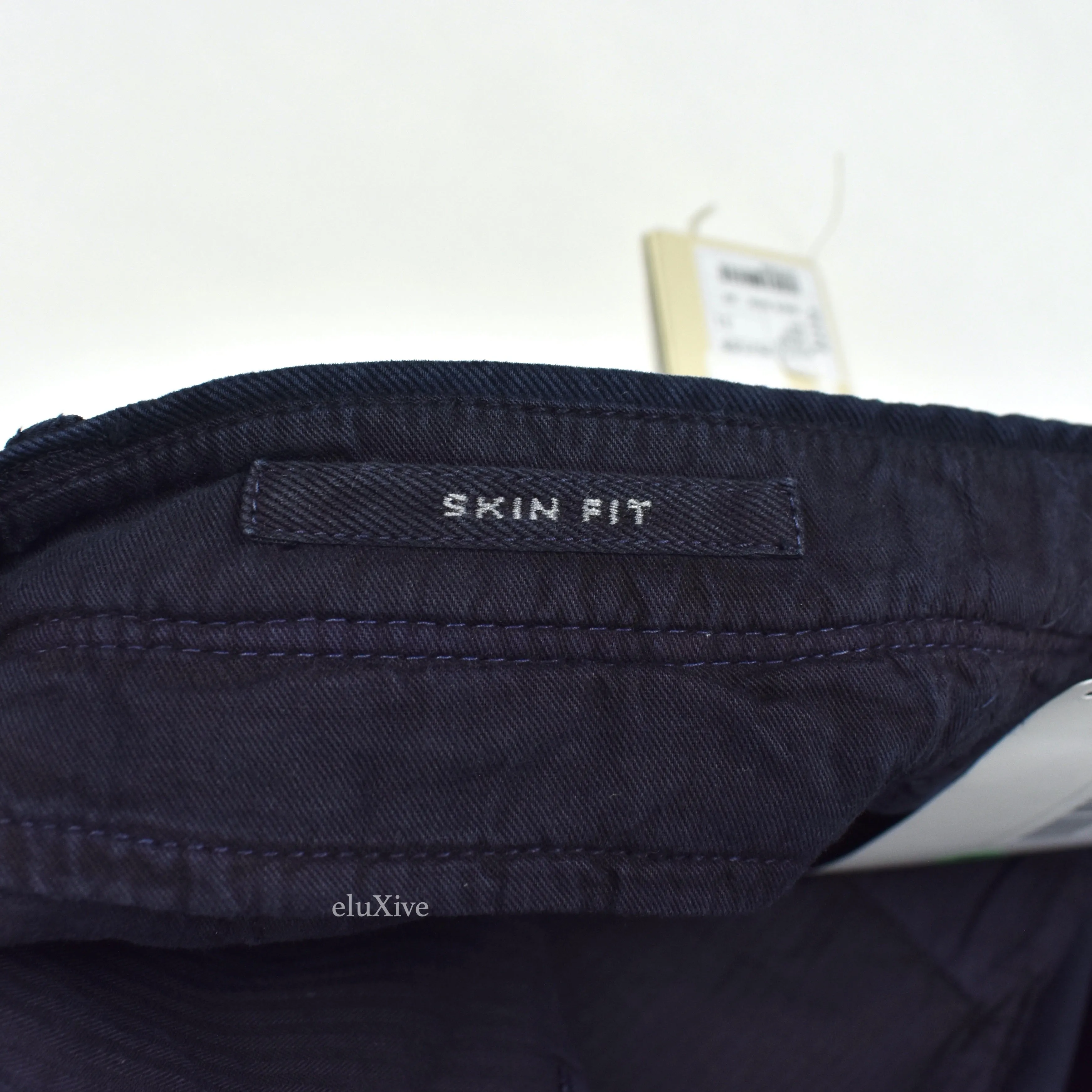 Incotex - Navy Blue Washed Twill Pants