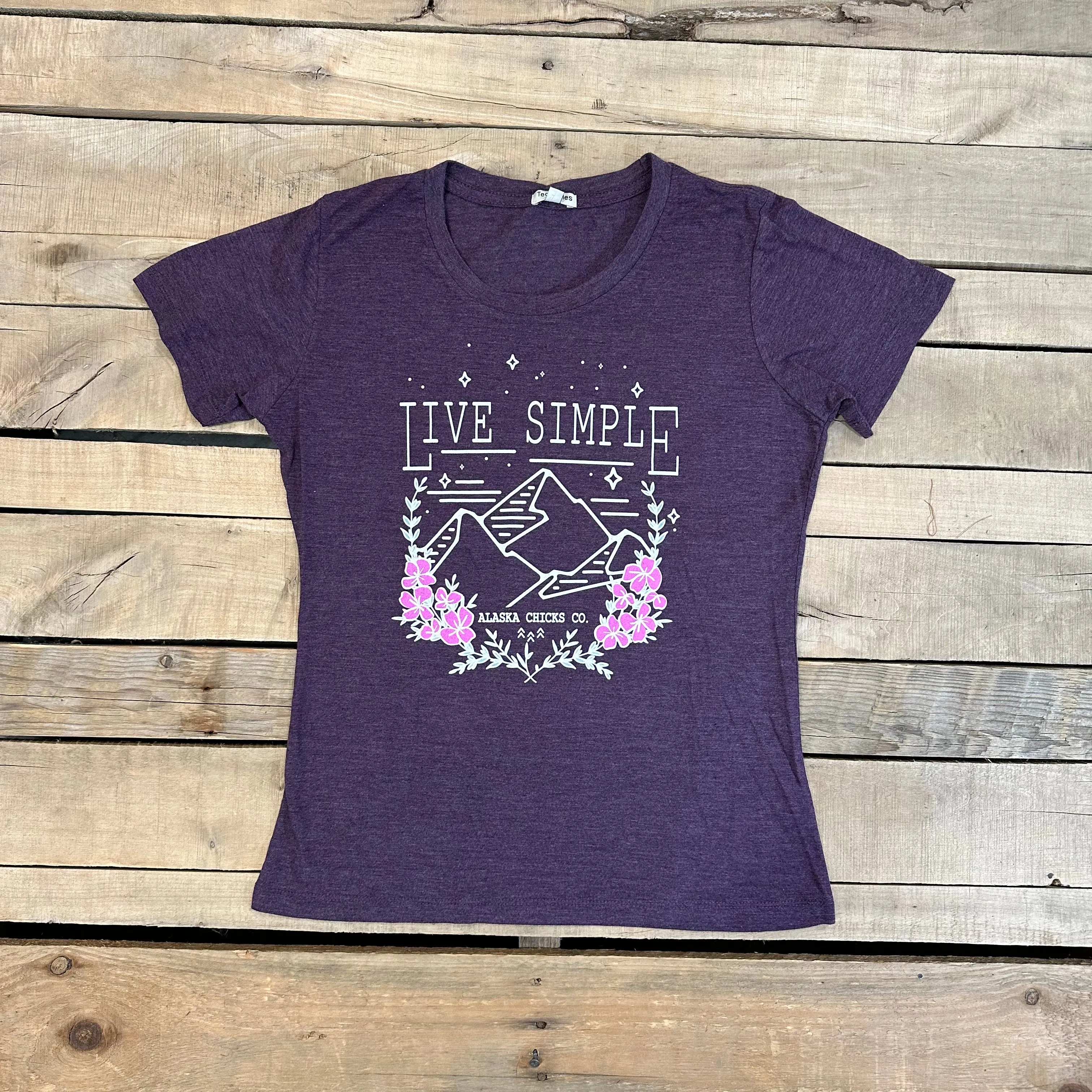 Live Simple Mountain T-Shirt