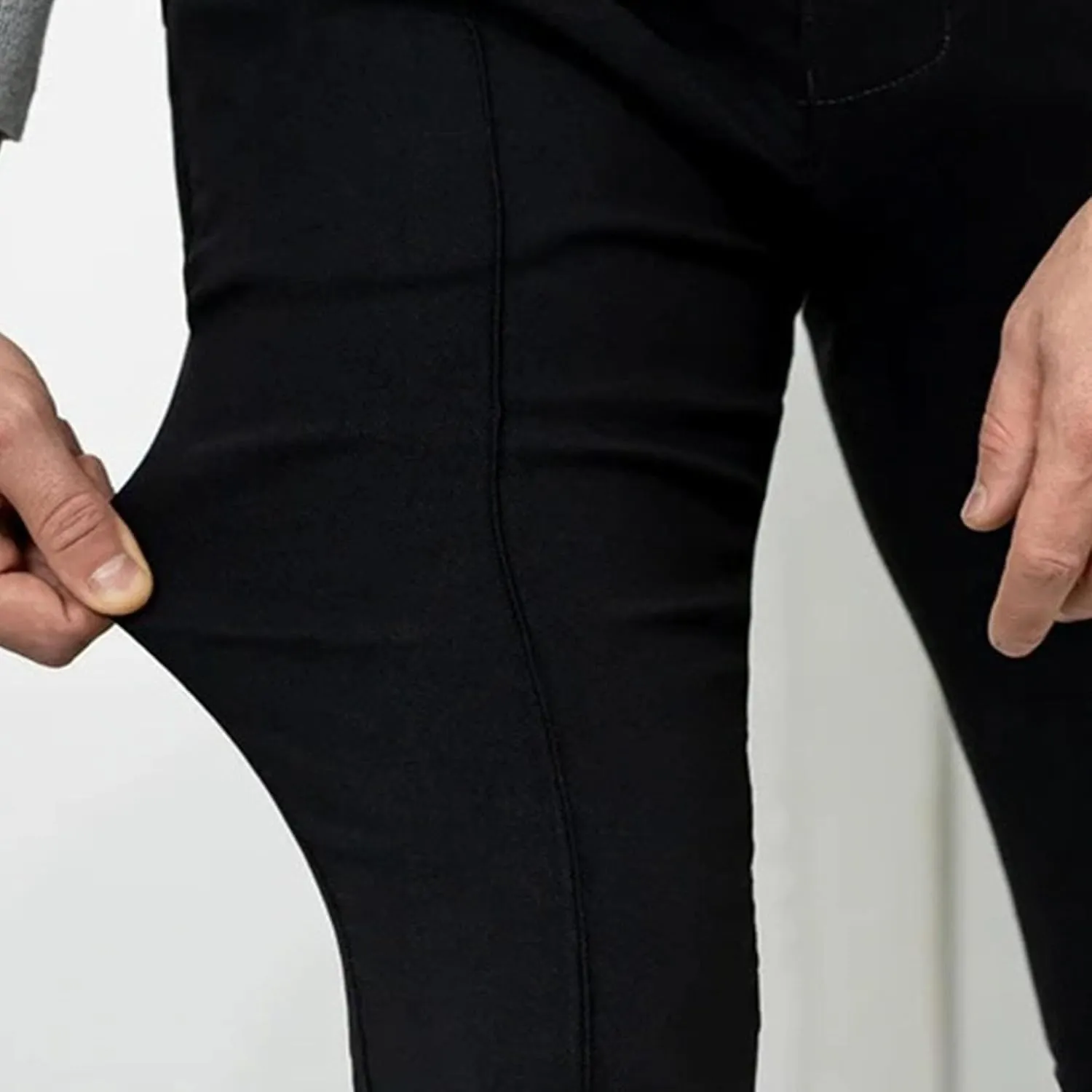 Men's Skinny Business Hiking Pants Slim Fit Outdoor Casual Trousers Comfort Lightweight Joggers Stylish Pants
