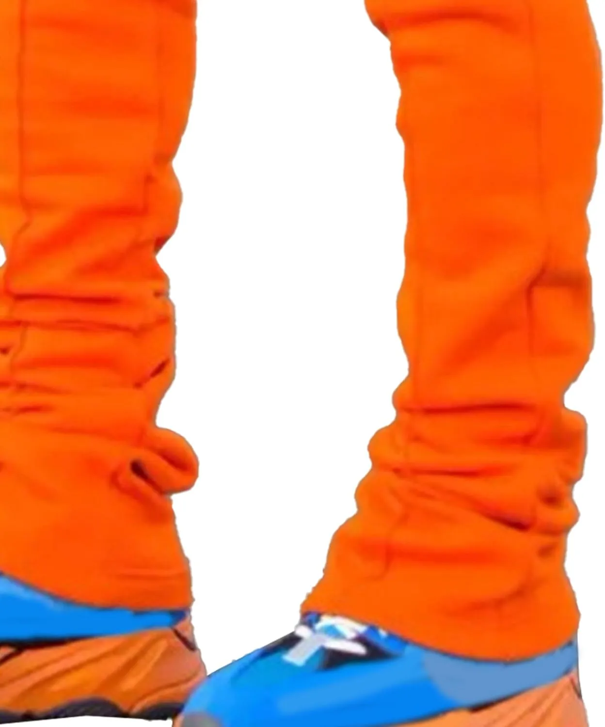 Men's Stylish Drawstring Wide Leg Pants Slim Fit Outdoor Hip Hop Trousers Solid Elastic Waist Workout Pants