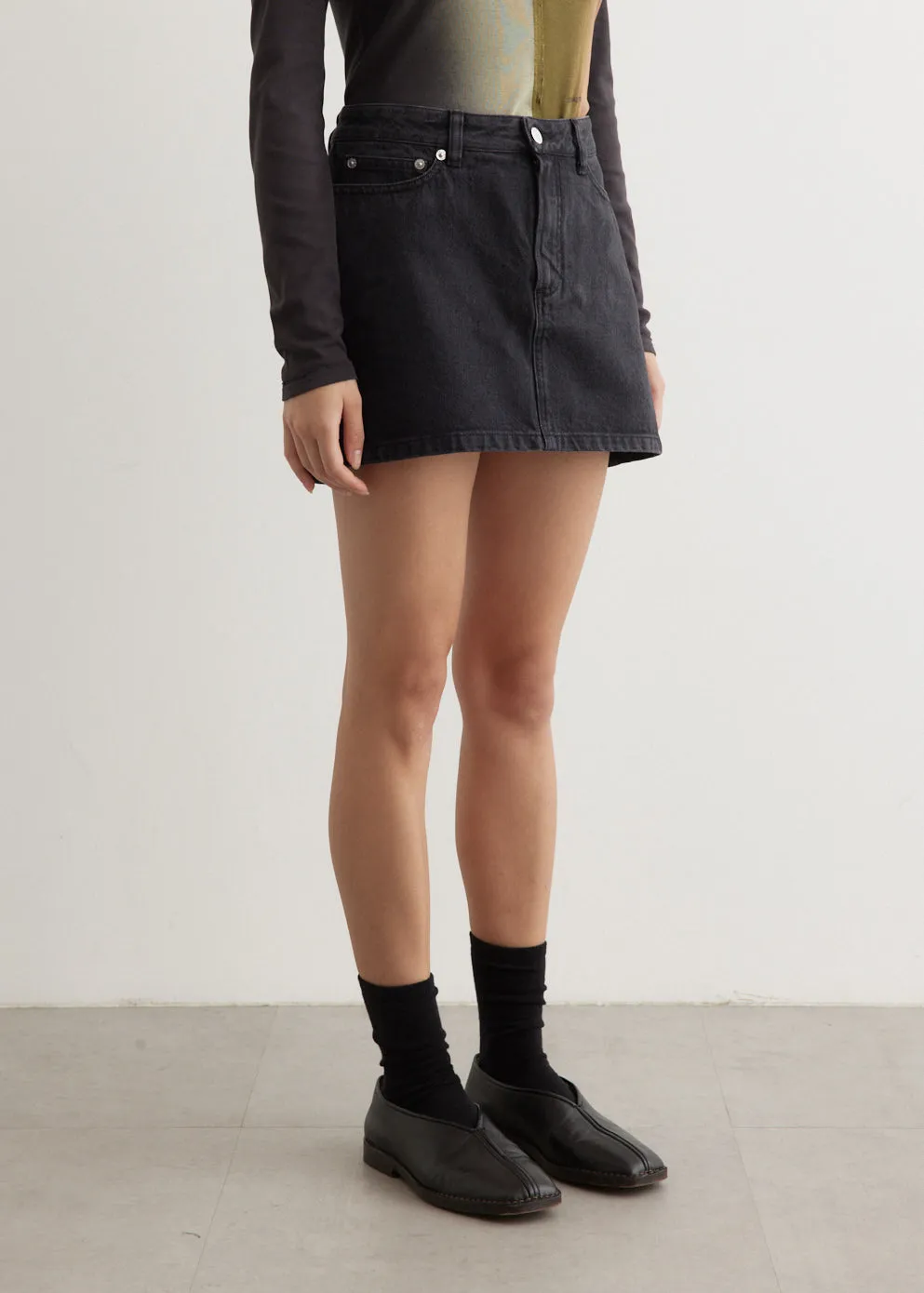 Mini Jupe Denim Skirt