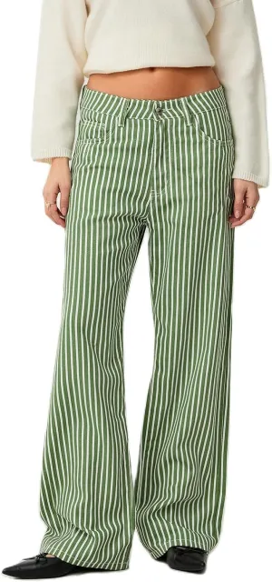 Mxiqqpltky Y2k Striped Bell Bottom Jeans Women High Waisted Boyfriend Denim Pants Baggy Wide Leg Stretchy Bootcut Flare Jeans