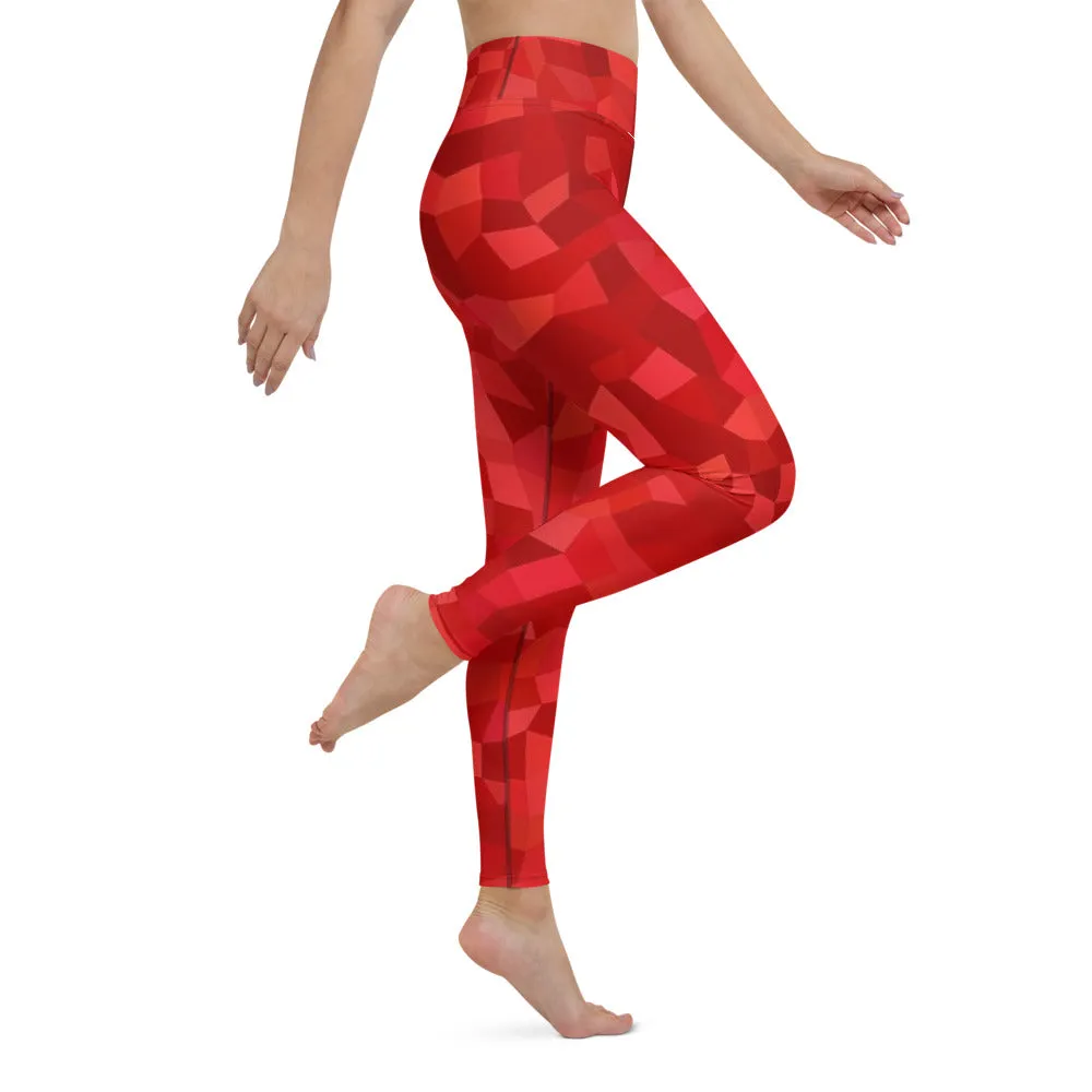 'ROJO' full-length yoga leggings