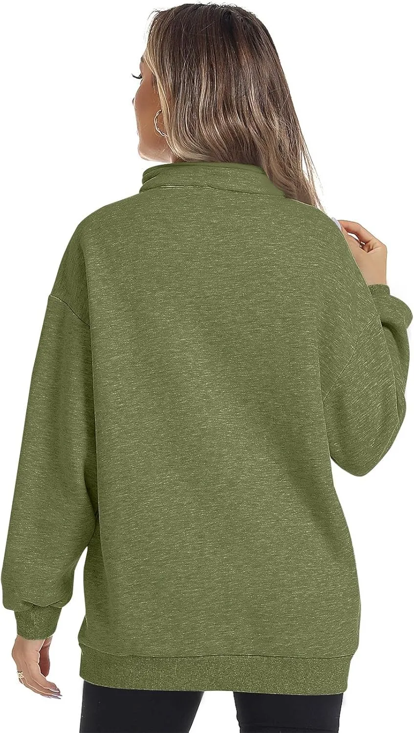 Sweatshirts For Women Long Sleeve Pullover Oversized Solid Color Hoodies Fleece Sweaters Fall Outfits Fashion Y2K Clothes