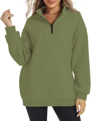 Sweatshirts For Women Long Sleeve Pullover Oversized Solid Color Hoodies Fleece Sweaters Fall Outfits Fashion Y2K Clothes