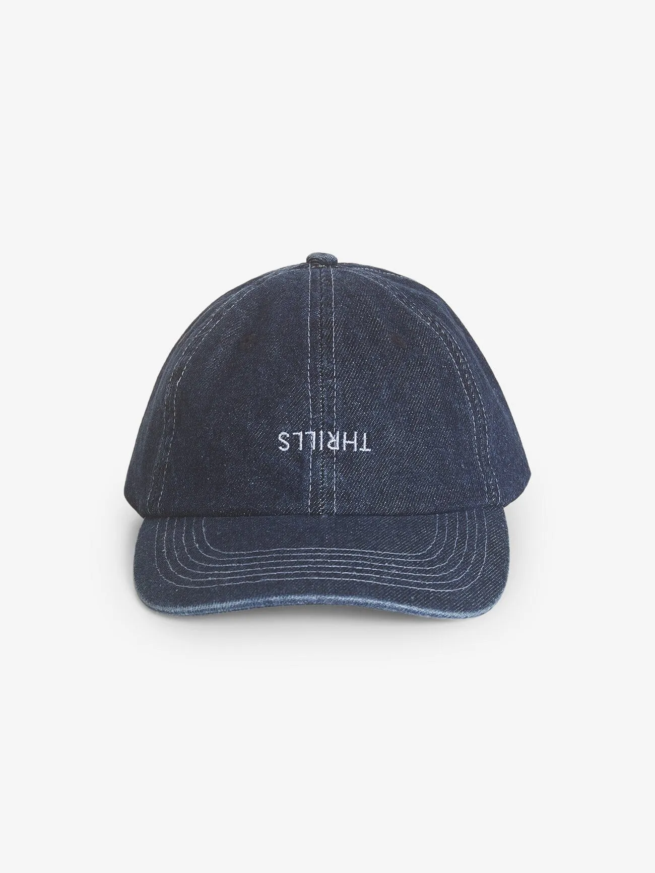 Thrills Denim 6 Panel Cap - Indigo Rinse