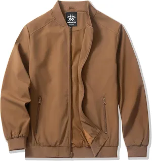 URBANFIND Men's Bomber Jackets Casual Lightweight Windbreaker Fashion Spring Fall Coats