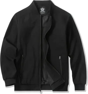 URBANFIND Men's Bomber Jackets Casual Lightweight Windbreaker Fashion Spring Fall Coats