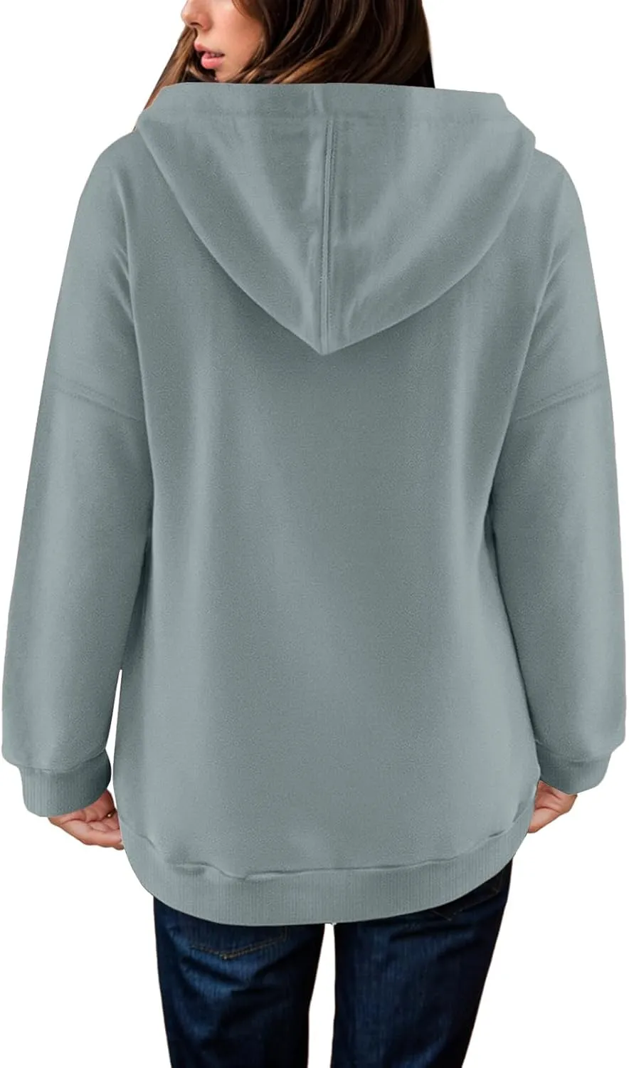 Womens Oversized Sweatshirts Pullover Hoodies Fleece Sweaters Long Sleeve With Pockets Winter Fall Outfits Y2k Clothes