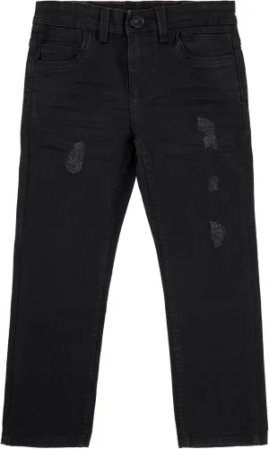 X RAY Boys Distressed Jeans (2T-16), Big Boy & Little Kids Stretch Slim Fit Pants, Ripped Denim Jeans for Boys