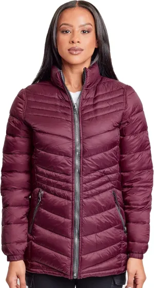 YMI Jeans Women's Winter Reversible Puffer Jacket
